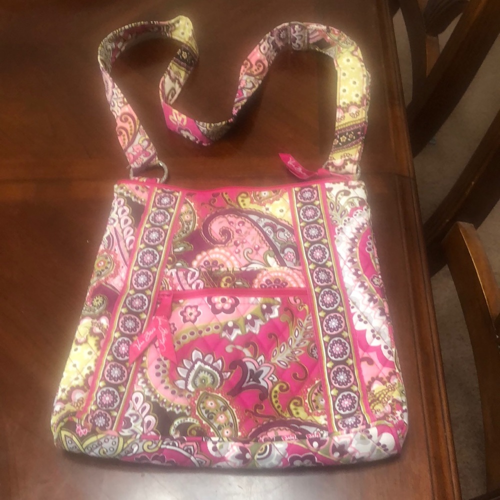 Very Berry quilted Hipster bag with 20 inch drop.